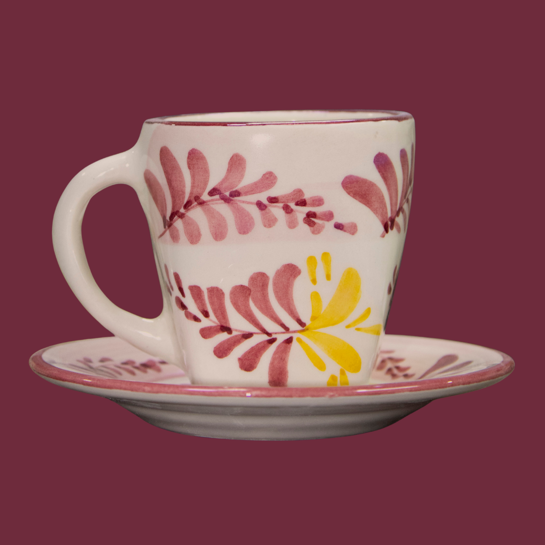 Juego de té Cuadrado | Astromelia Vinotinto