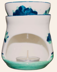 Pebetero Canto | Pompón Azul Petroleo/Azul Aguamarina