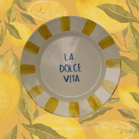 Plato Postre 21cm - La Dolce Vita