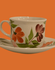 Juego de té | Carmesí Naranja/Vinotinto - Cerámicas Carmesí