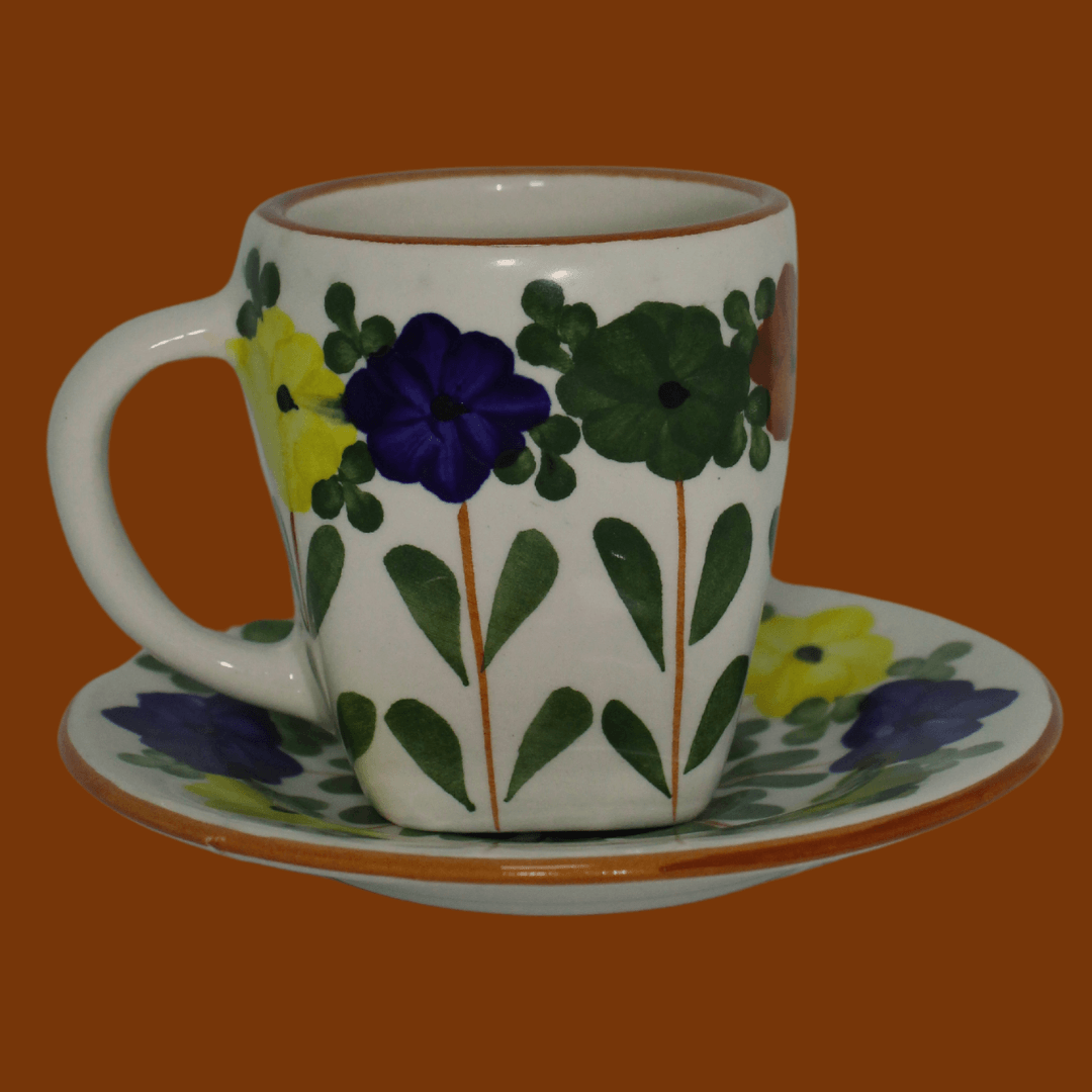 Juego de té Cuadrado | Viboral - Cerámicas Carmesí