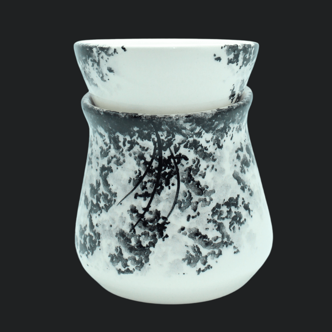 Pebetero Canto | Bruma Negra - Cerámicas Carmesí