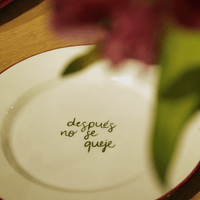 Plato 21cm - después no se queje - Cerámicas Carmesí