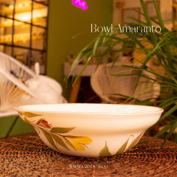 Bowl Amaranto Protea Bowl Cerámicas Carmesí Protea 