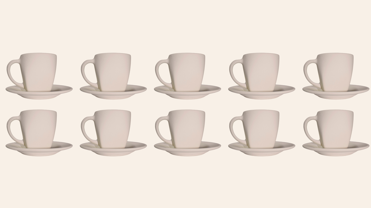 Juego de té Cuadrado