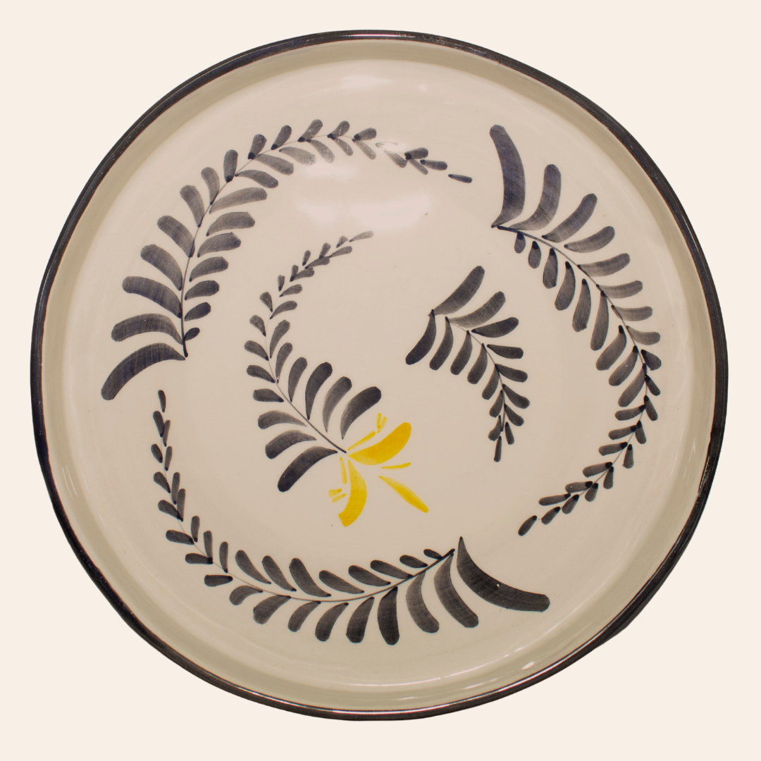 Plato Moderno 22cm | Astromelia Gris