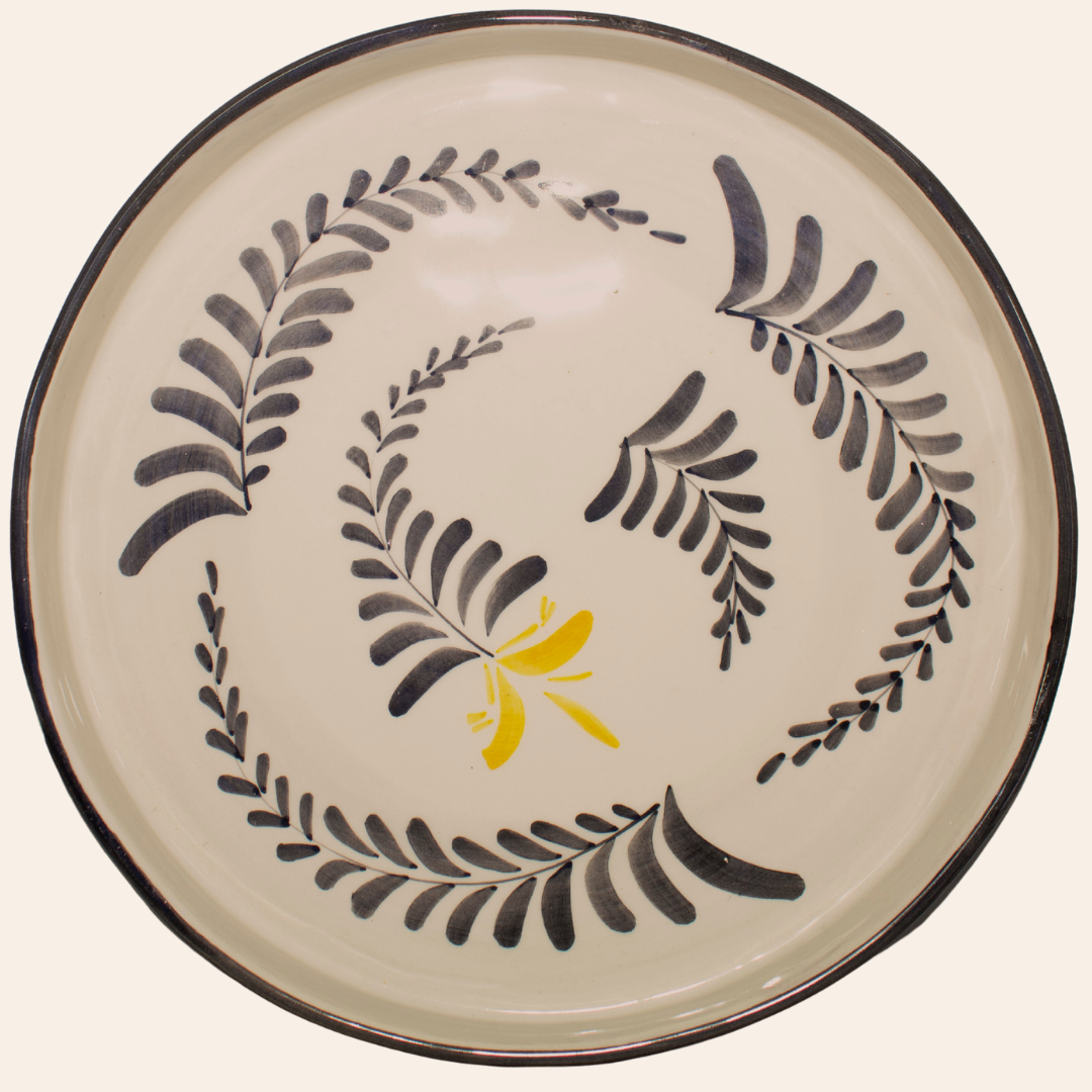 Plato Moderno 27cm | Astromelia Gris