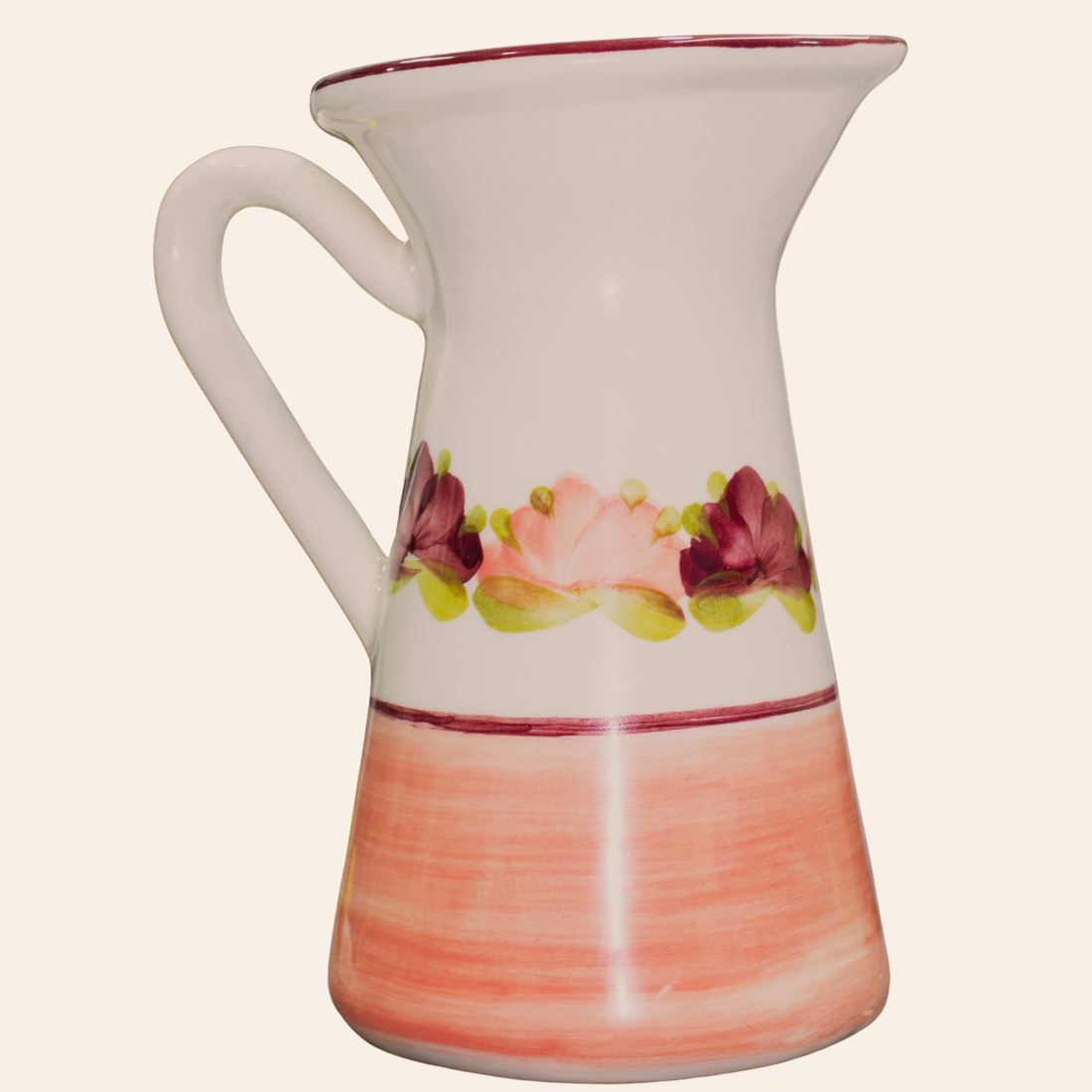 Jarra Moscú | Pompón Rosado/Vinotinto