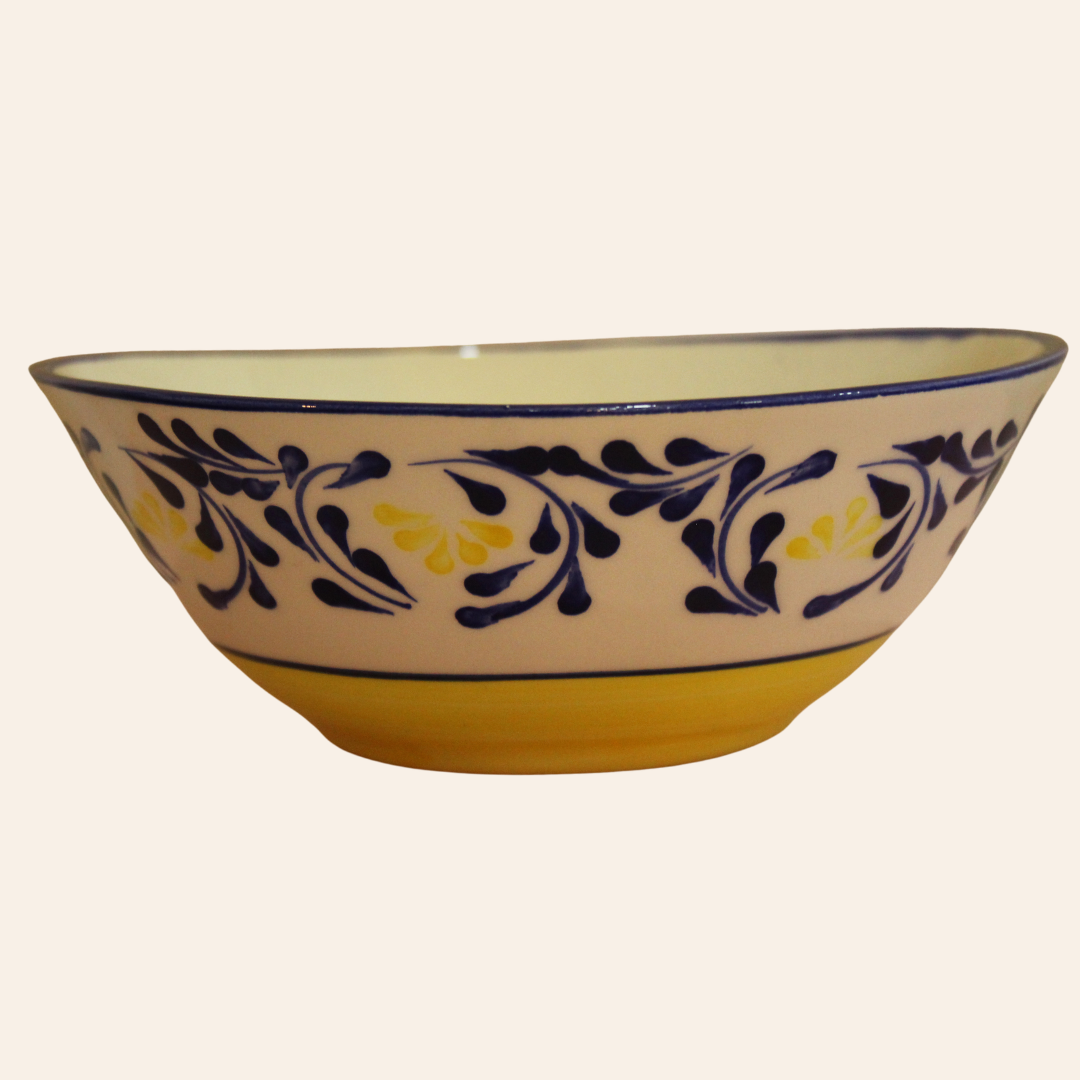 Bowl Milán | Violeta Amarillo/Azul Cobalto