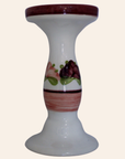 Candelabro | Pompón Rosado/Vinotinto