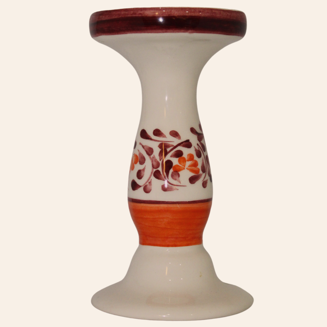 Candelabro | Violeta Naranja/Vinotinto