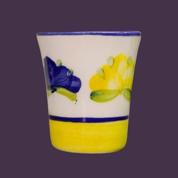 Copa Néctar | Pompón Amarillo/Azul Cobalto
