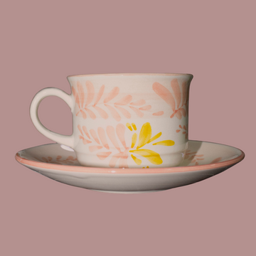 Juego de té | Astromelia Rosada