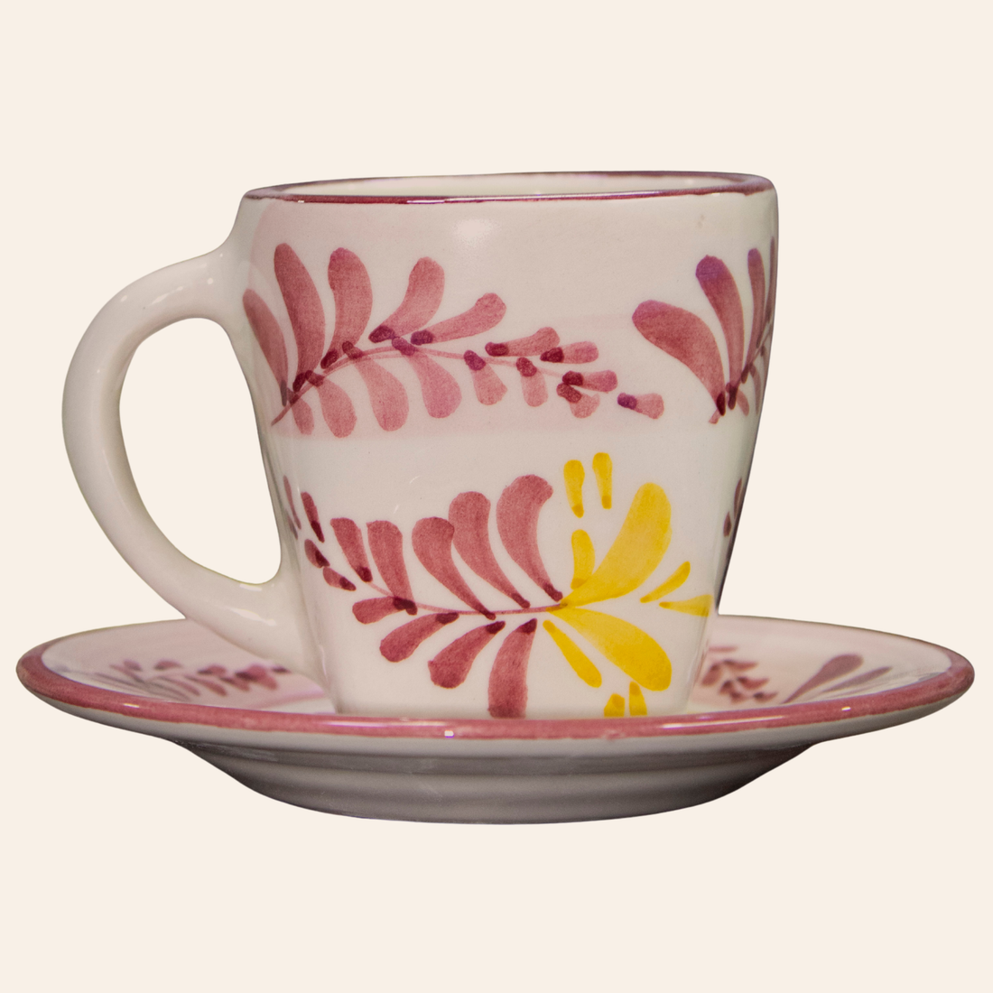 Juego de té Cuadrado | Astromelia Vinotinto