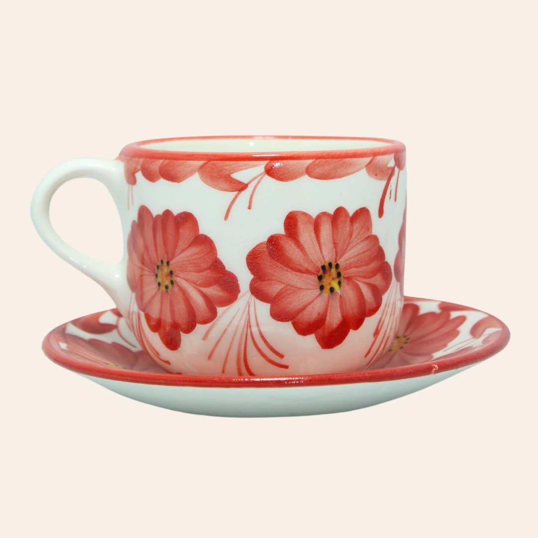 Juego de té Tintero Sienna | Mayoral Rojo