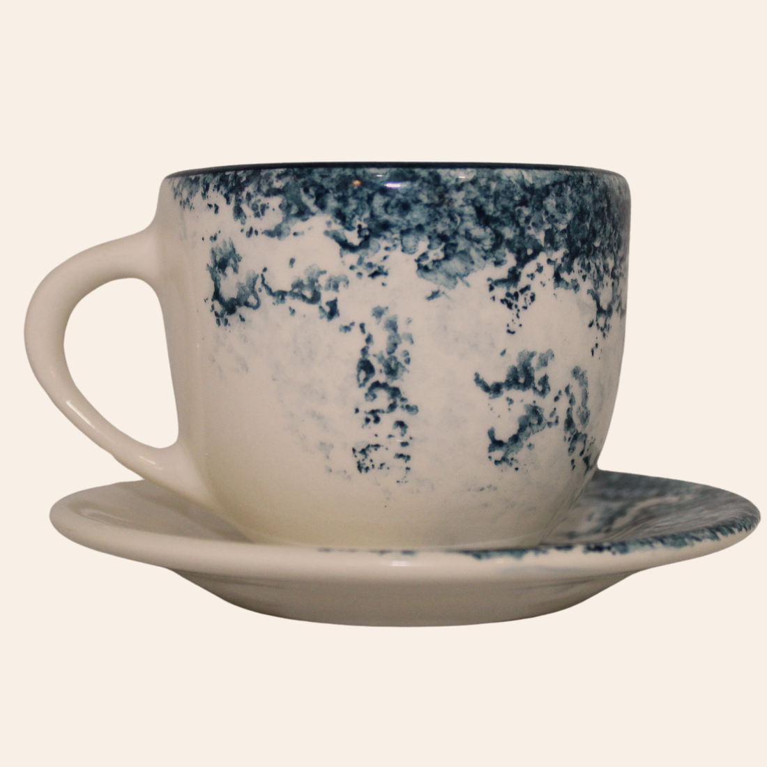 Juego de té Vienna | Bruma Azul Petroleo