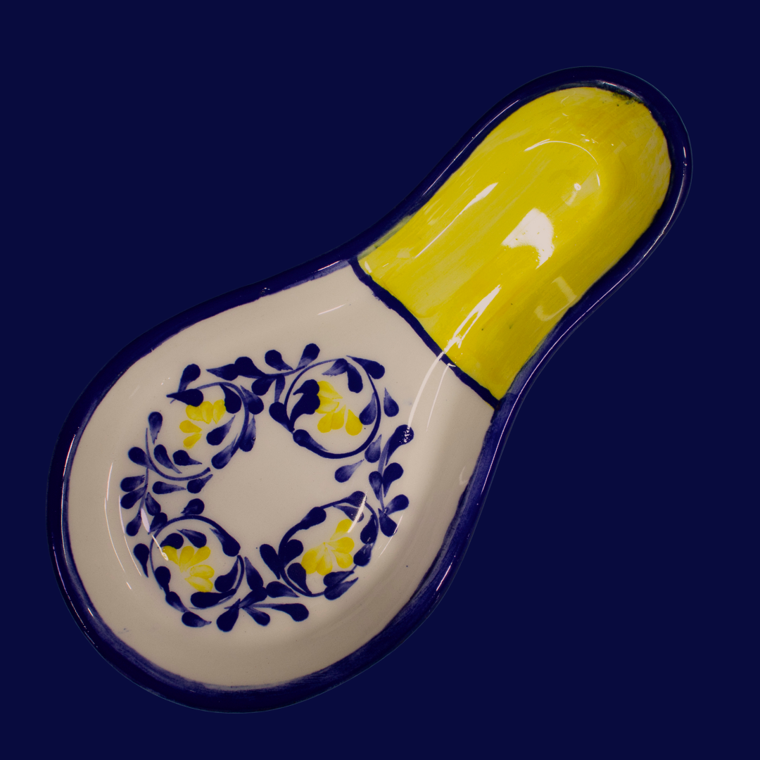 Portacucharas Jardín | Violeta Amarilla/Azul