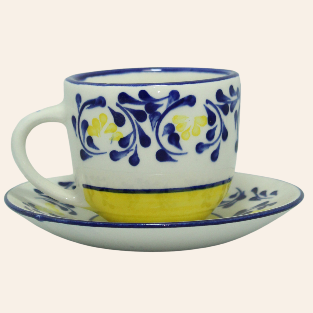 Juego de té Vienna | Violeta Azul/Amarillo