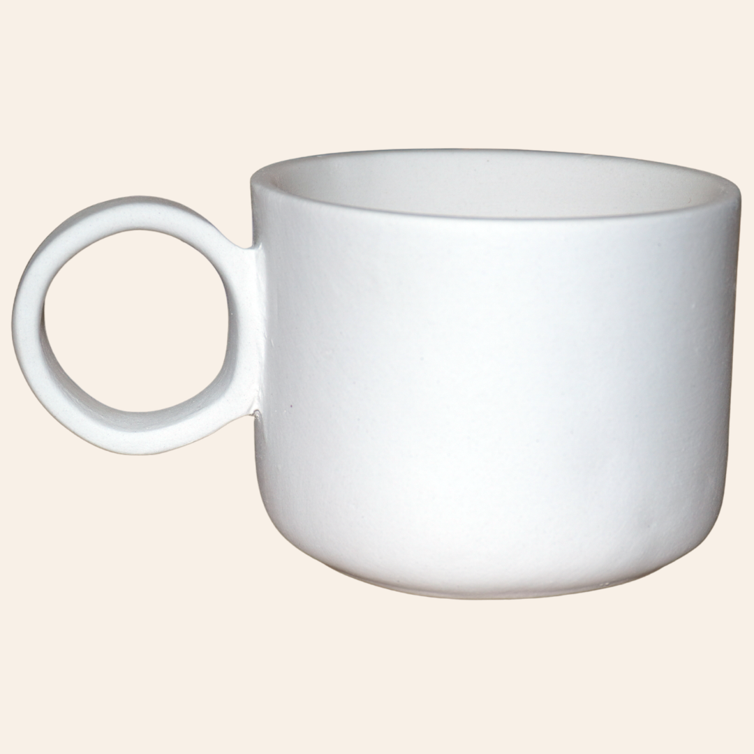 Mug Roma | Flora Azul/Vinotinto