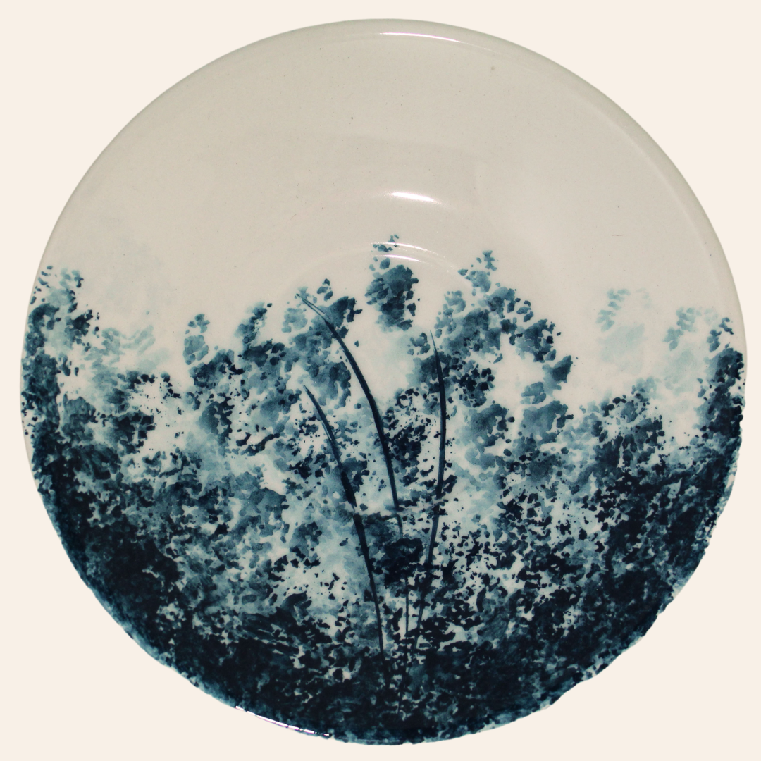Plato 15cm | Bruma Azul Petroleo