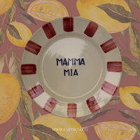 Plato Postre 21cm - Mamma Mia