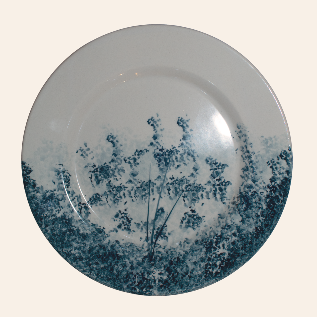 Plato 21cm | Bruma Azul Petroleo