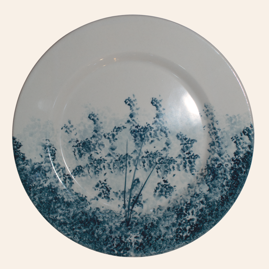 Plato 24cm | Bruma Azul Petroleo