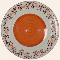Vajilla 20 piezas | Violeta Naranja/Vinotinto
