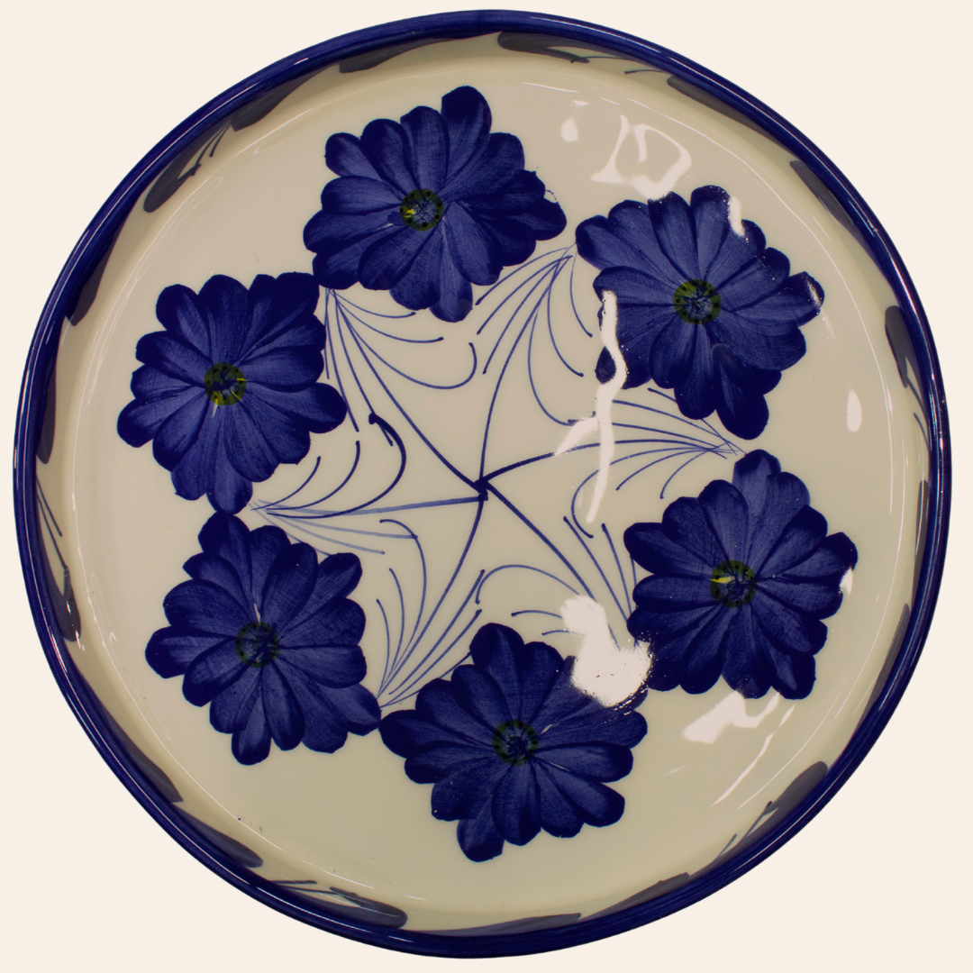 Plato Moderno 33cm | Mayoral Azul Cobalto