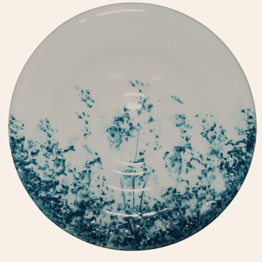 Plato 13cm | Bruma Azul Petroleo