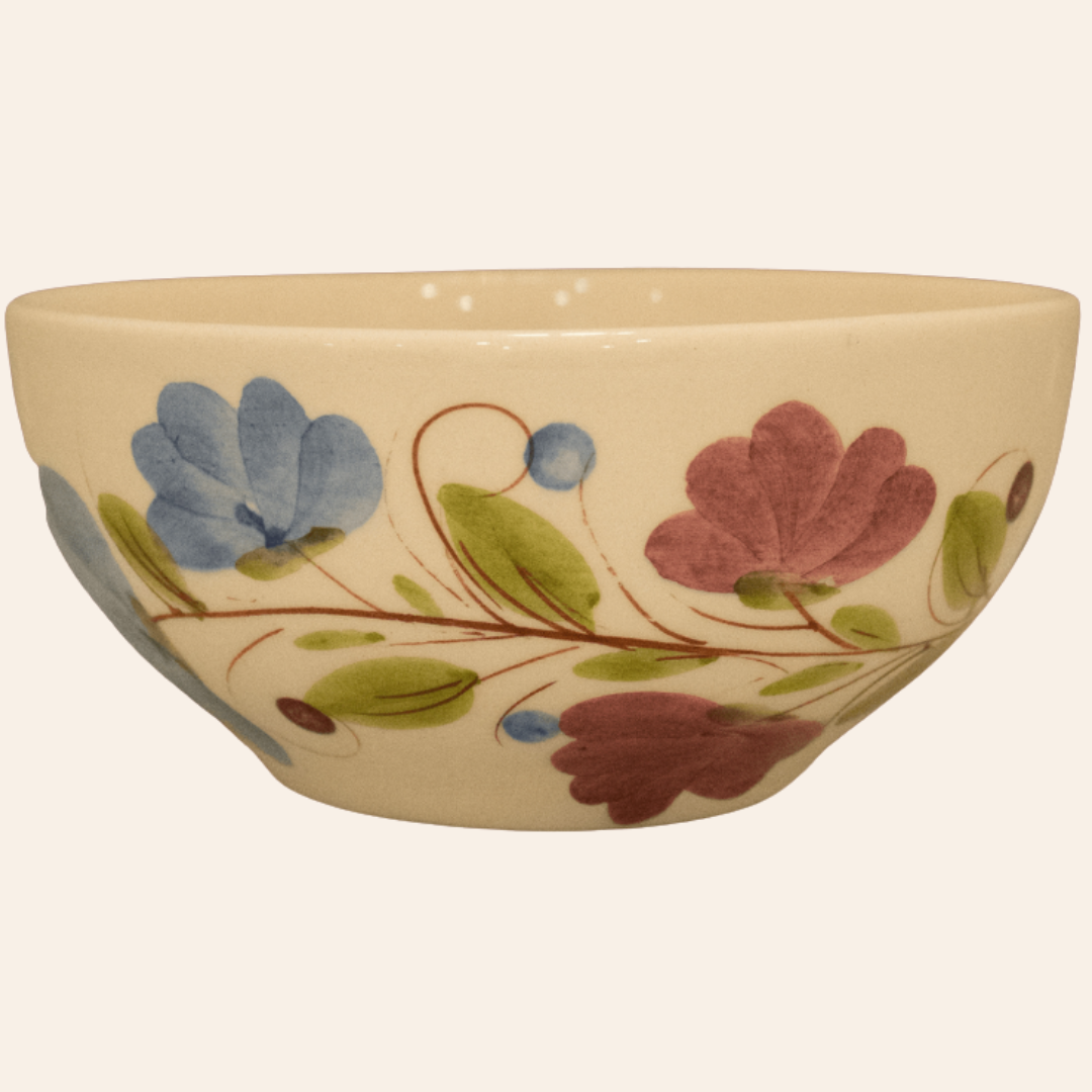 Taza Boreal | Flora Azul/Vinotinto