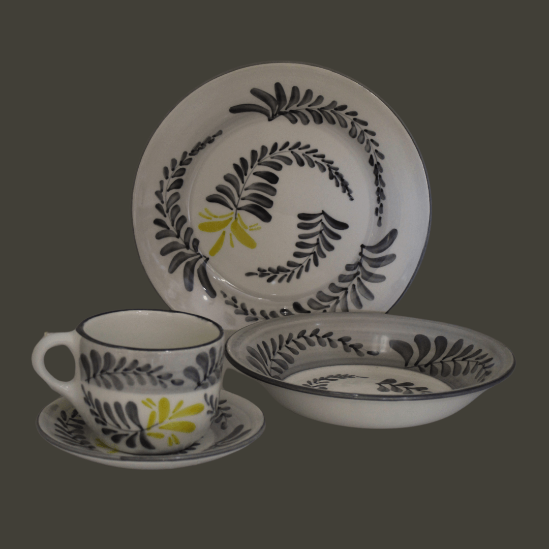 Vajilla 4 piezas | Mug Sienna | Astromelia Gris