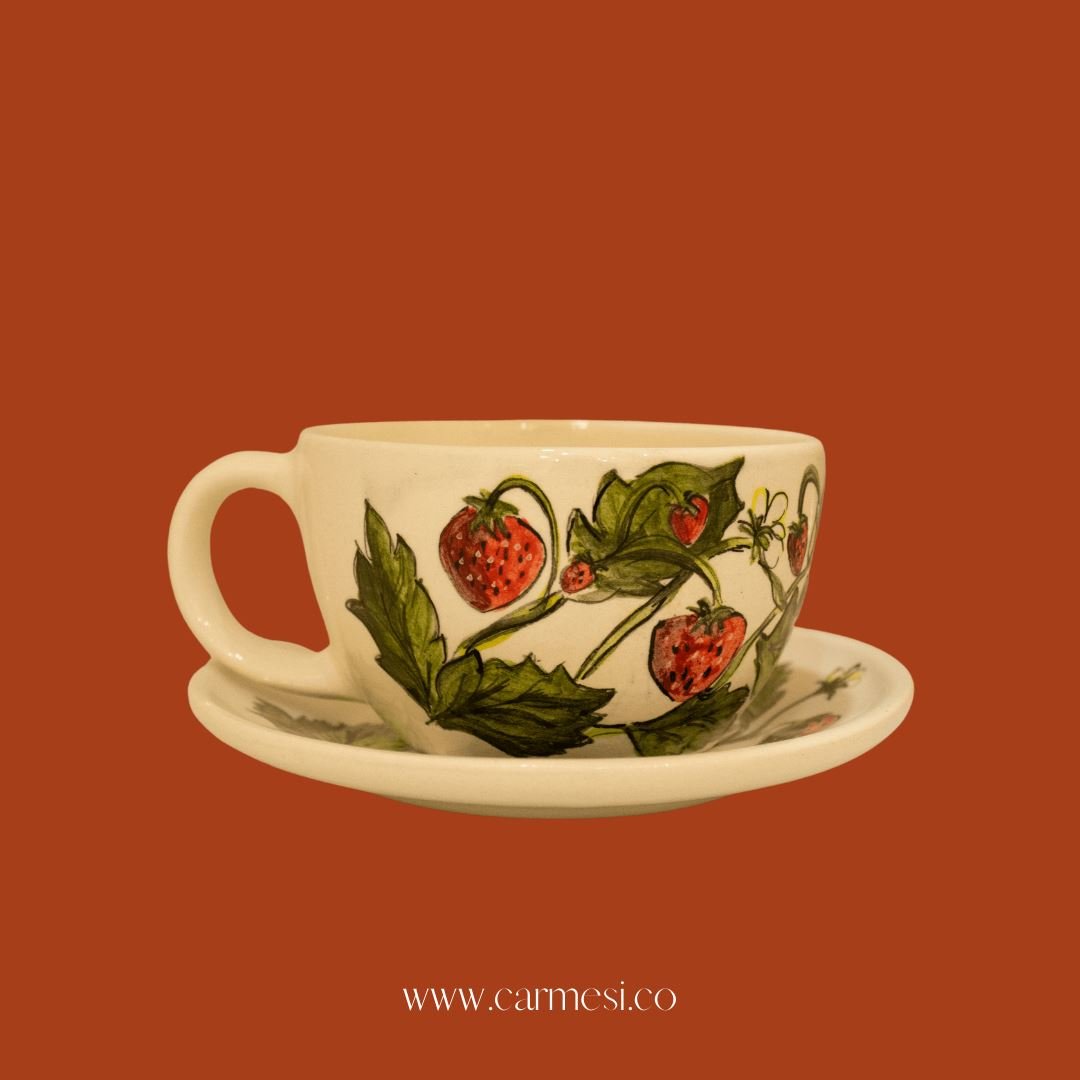 Juego de té Paris Baya - Cerámicas Carmesí