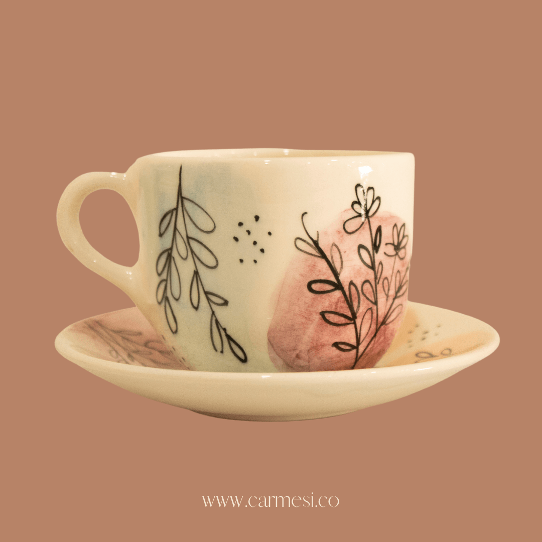 Juego de té Sienna Amanecer - Cerámicas Carmesí