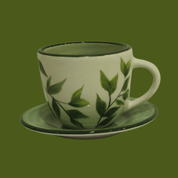 Juego de té Vienna Nido Verde - Cerámicas Carmesí