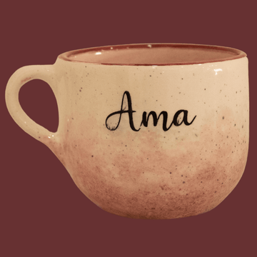 Mug Sienna Palabra | Ama - Cerámicas Carmesí