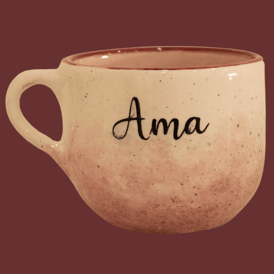 Mug Sienna Palabra | Ama - Cerámicas Carmesí