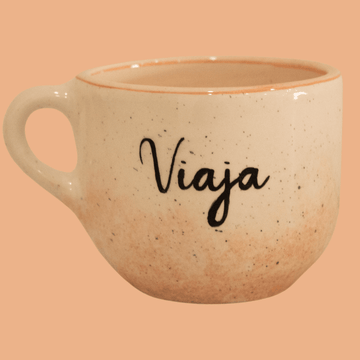 Mug Sienna Palabra | Viaja - Cerámicas Carmesí